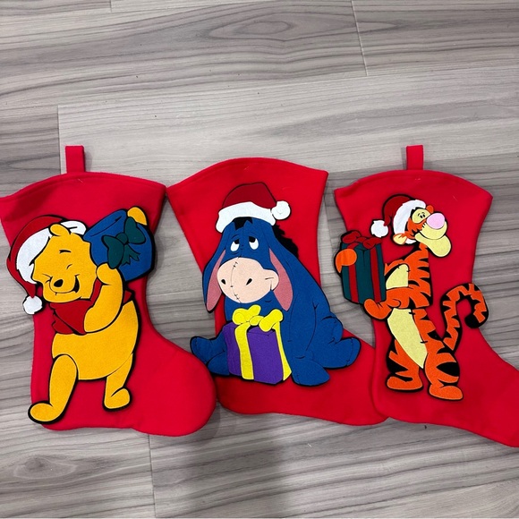 Vintage Y2K Winnie the Pooh Stocking Set - Picture 1 of 5
